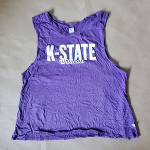 K-State Wildcats T-Shirt Tank Top Women Size M
